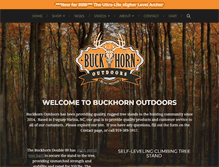 Tablet Screenshot of buckhornoutdoorproducts.com